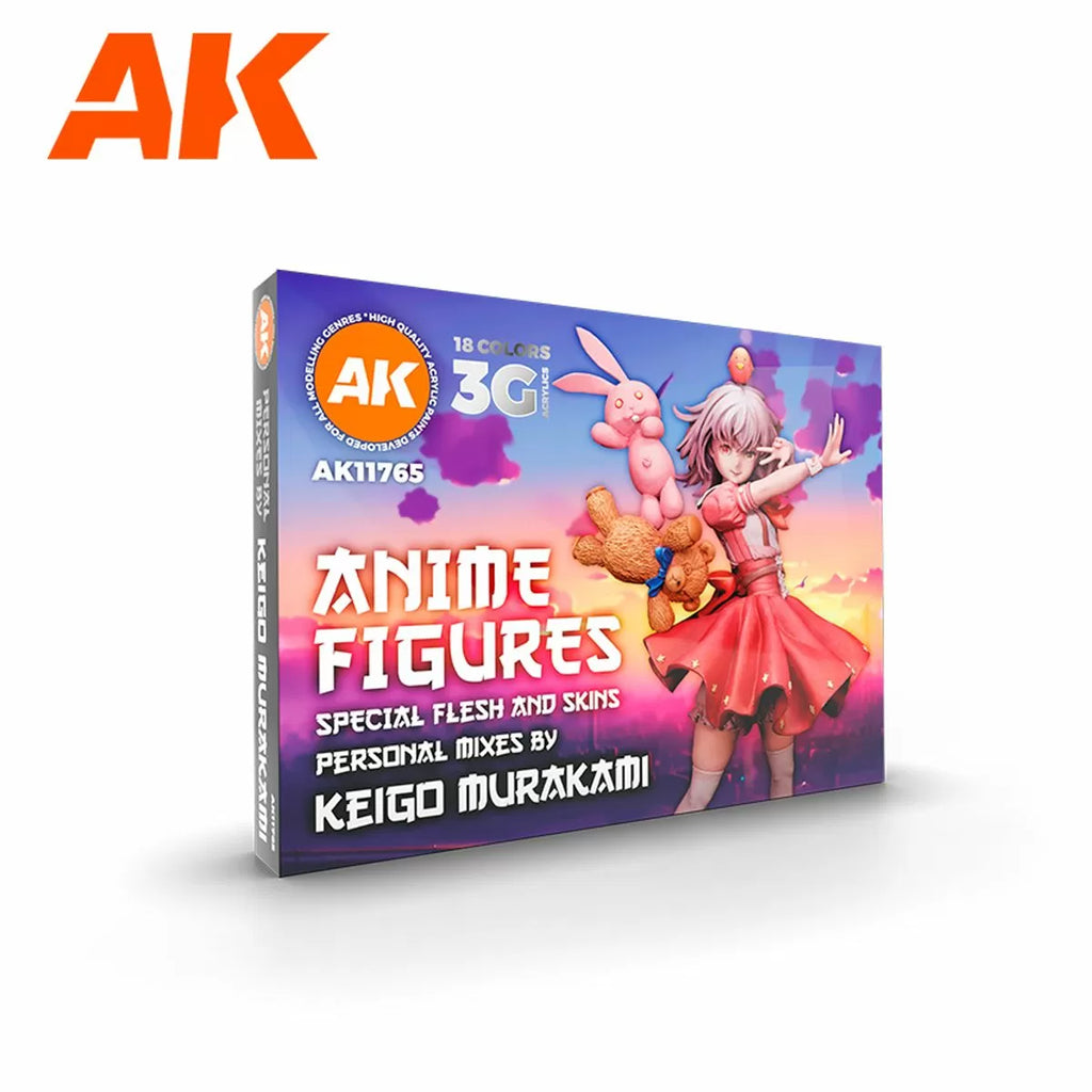 AK Interactive 3Gen Sets - Anime Figures - Special Flesh And Skins - Signature Set By Keigo Murakami - AK11765