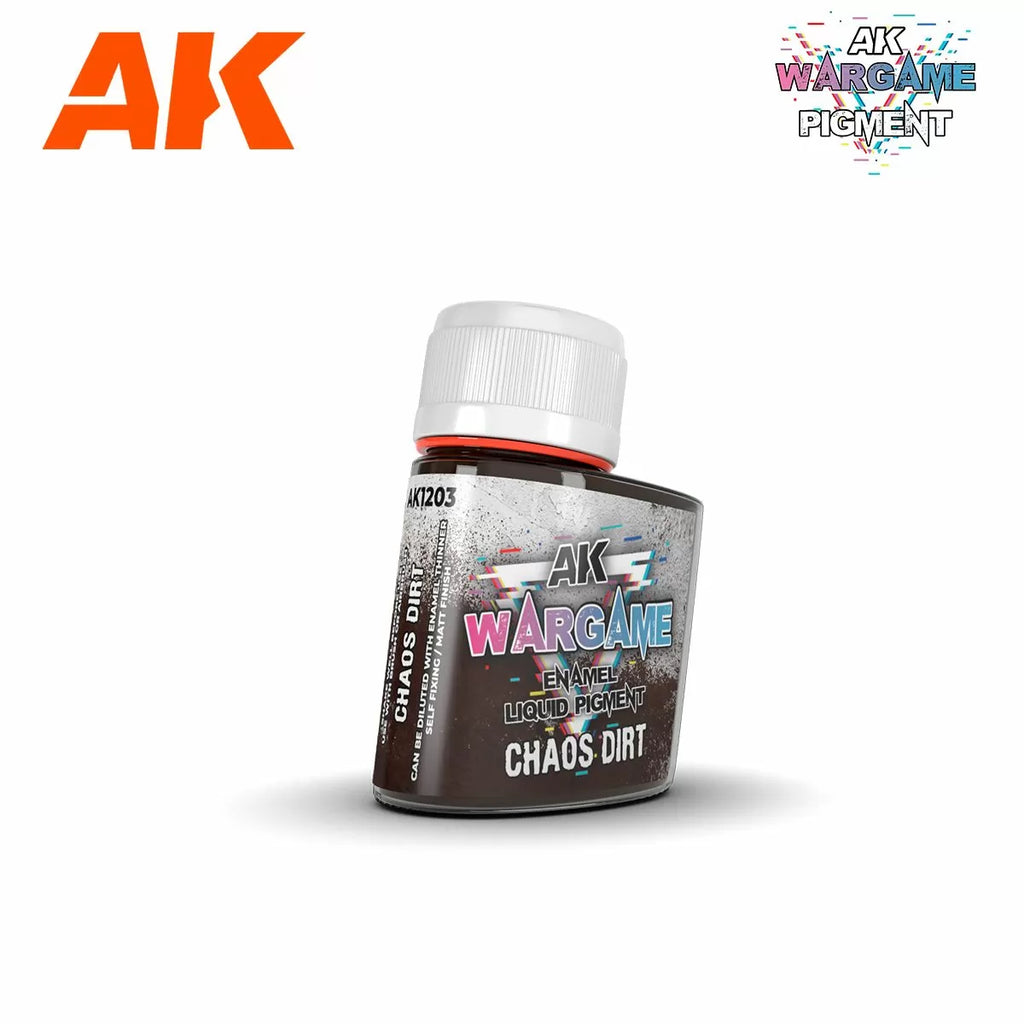 AK Interactive Wargame Enamel Liquid Pigments - Chaos Dirt 35 ml - AK1203