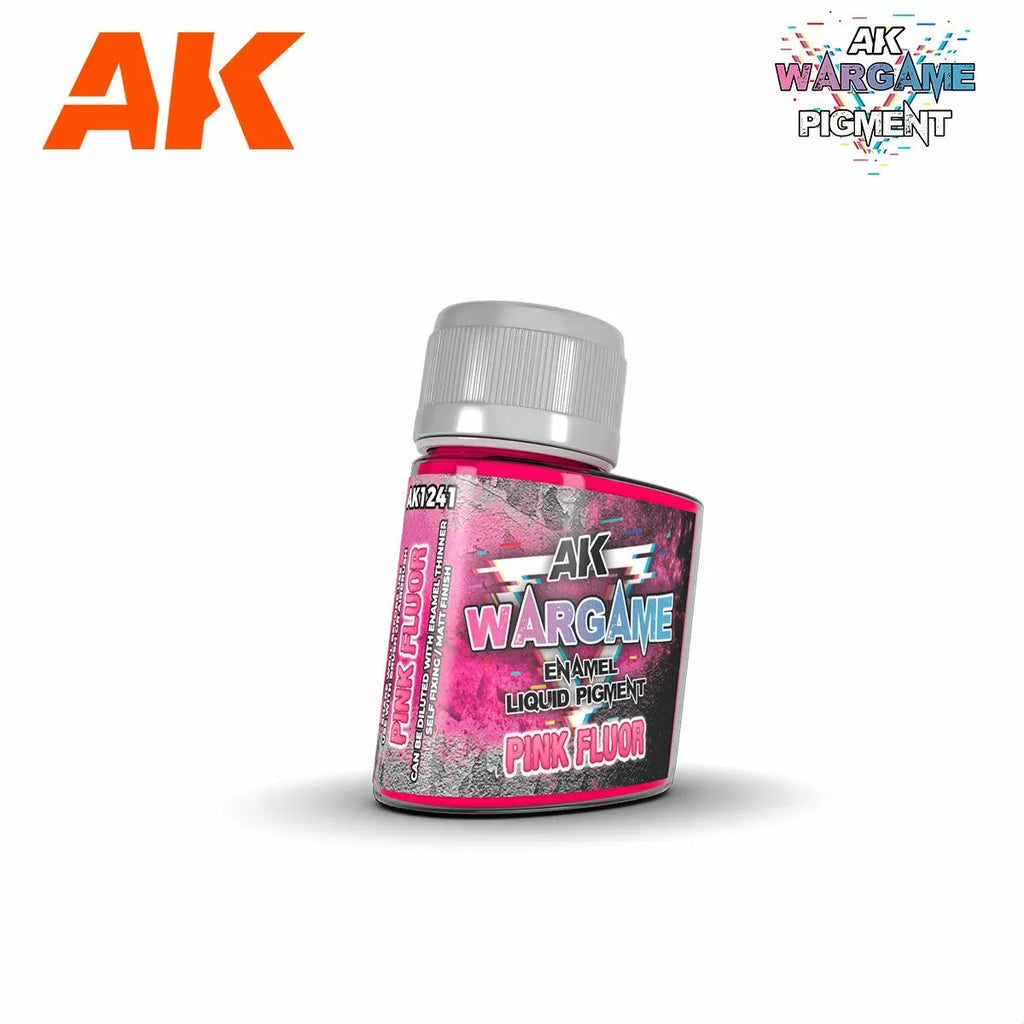AK Interactive Wargame Enamel Liquid Pigments - Pink Fluor 35 ml - AK1241