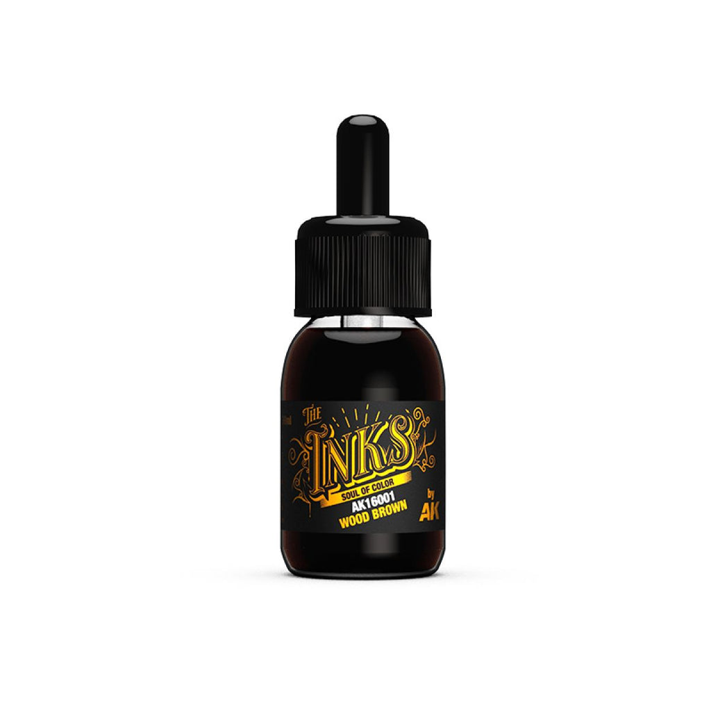 AK Interactive - AK16001  - The Inks - Wood Brown 30ml