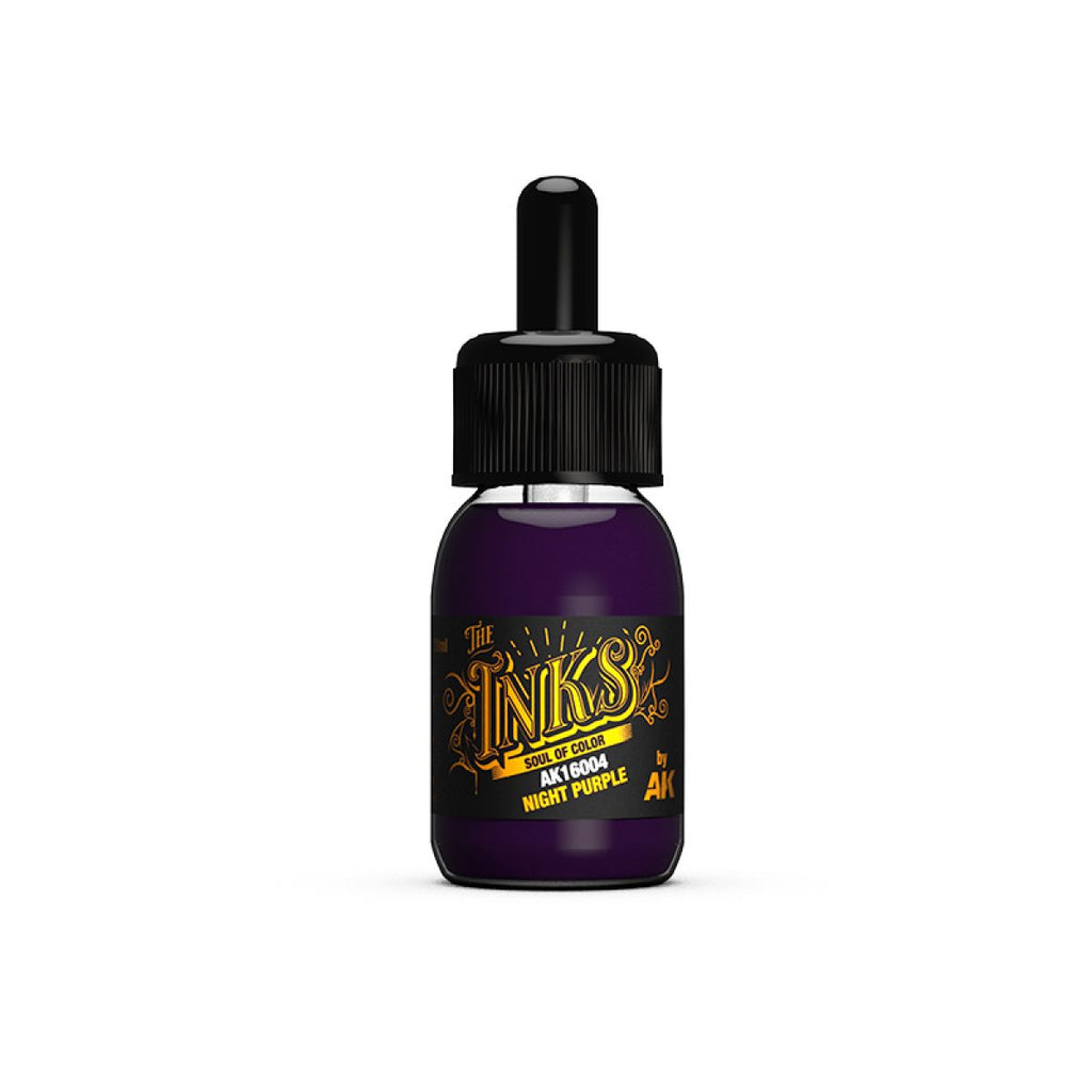 AK Interactive - AK16004  - The Inks - Night Purple 30ml