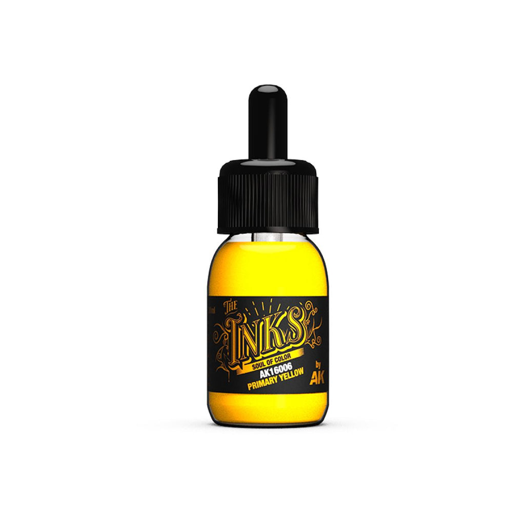 AK Interactive - AK16006  - The Inks - Primary Yellow 30ml