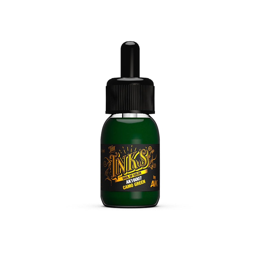 AK Interactive - AK16007  - The Inks - Camo Green 30ml