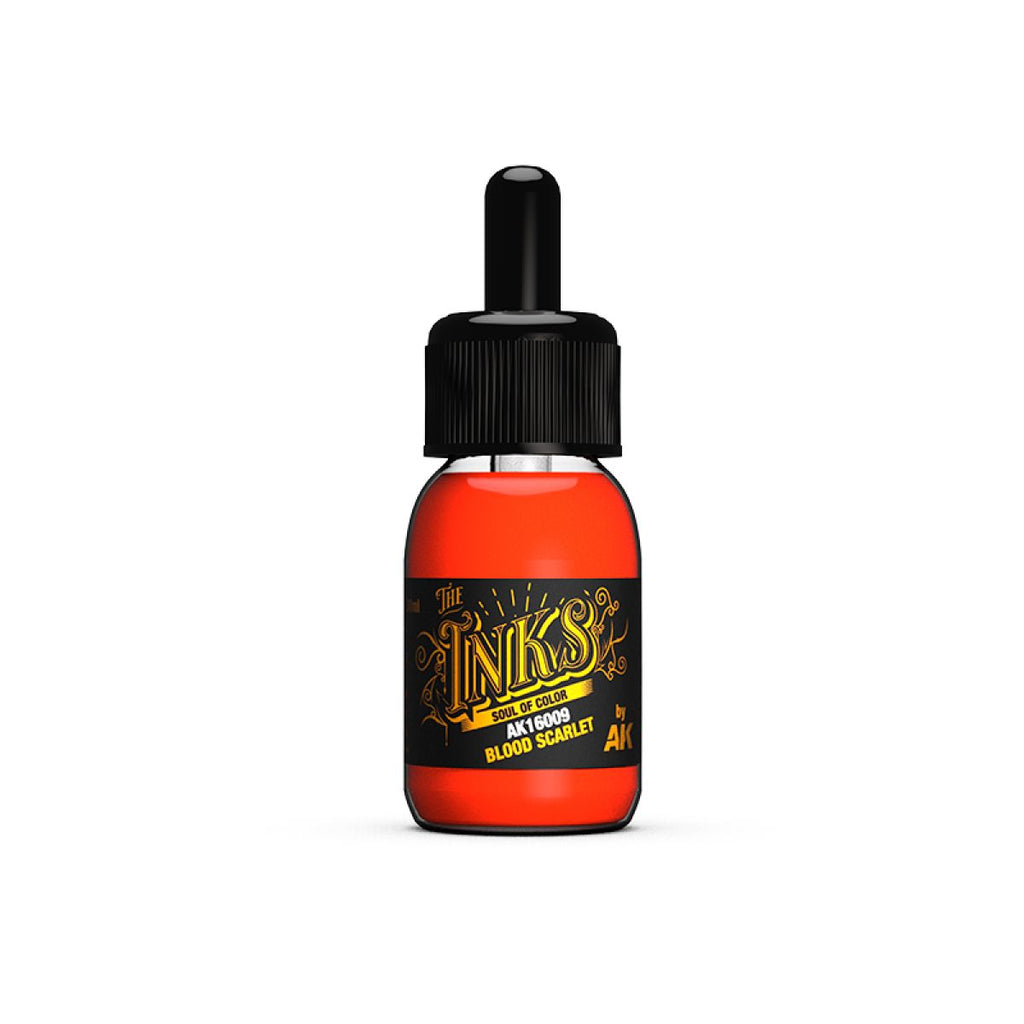 AK Interactive - AK16009  - The Inks - Blood Scarlet 30ml