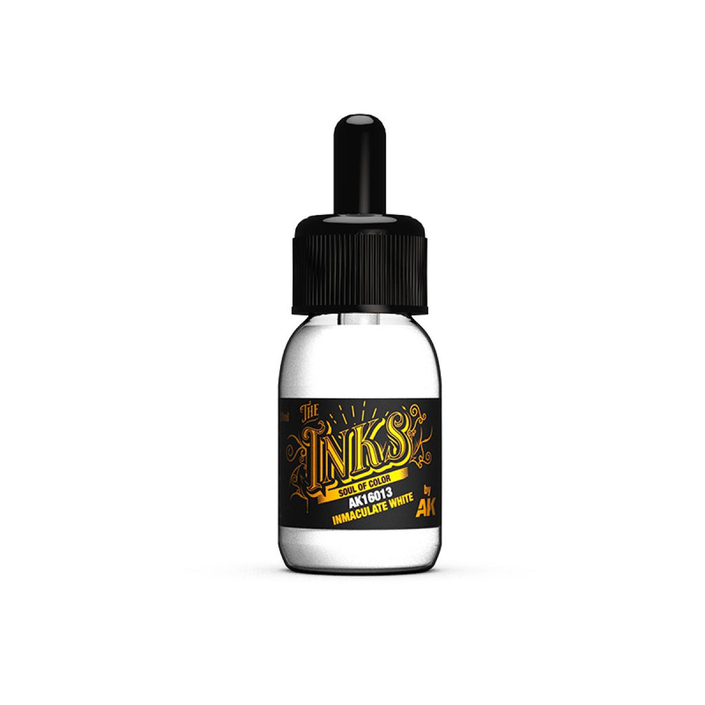 AK Interactive - AK16013  - The Inks - Inmaculate White 30ml