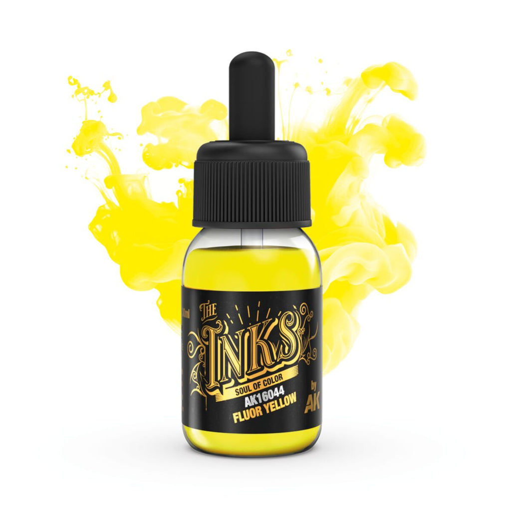 AK Interactive - AK16044 - The Inks - Fluor Yellow 30ml