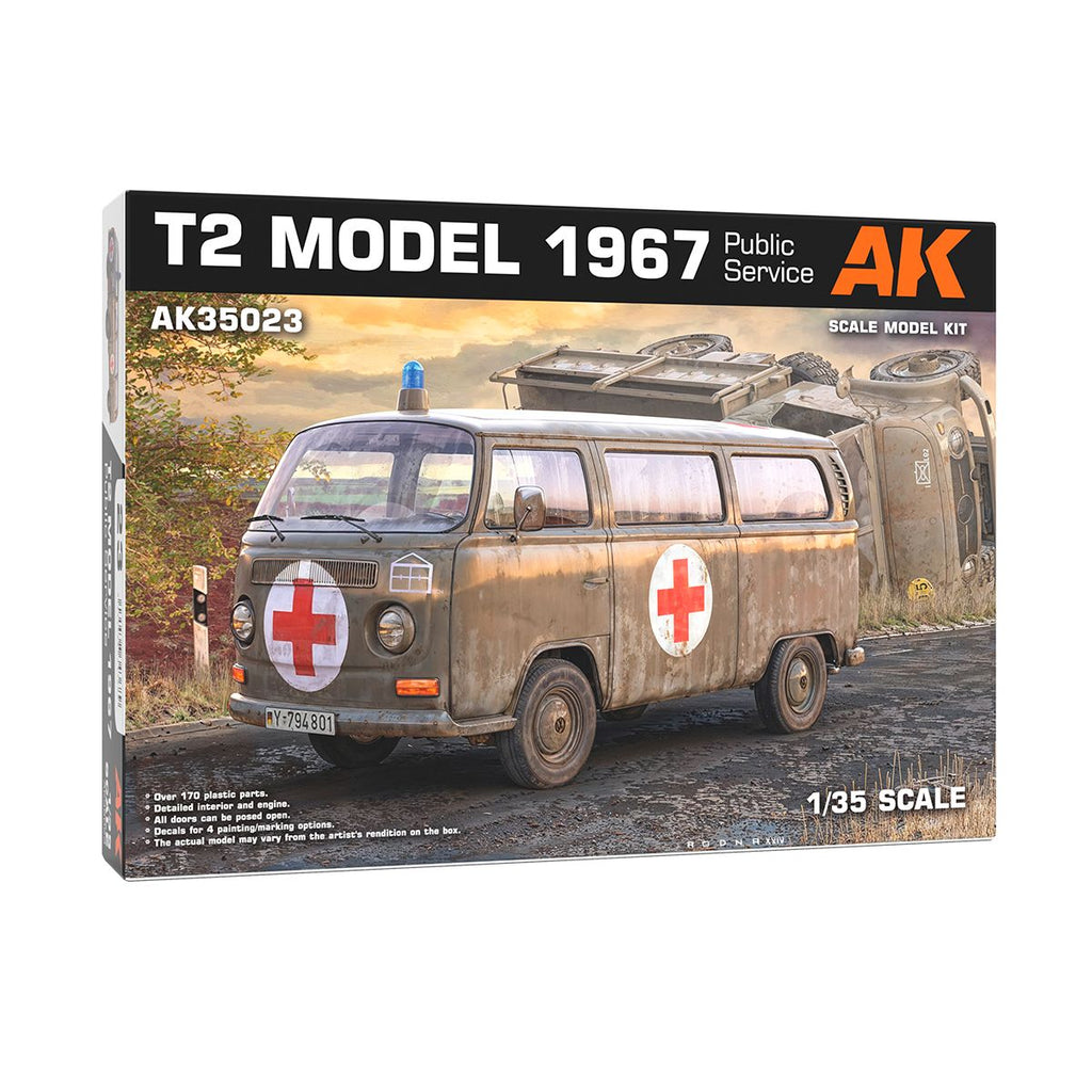 AK Interactive - AK35023 - Scale Models - T2 Model 1967 Public Service