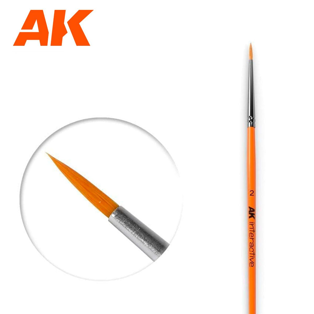 AK Interactive - AK604 - Round Synthetic Brush 2