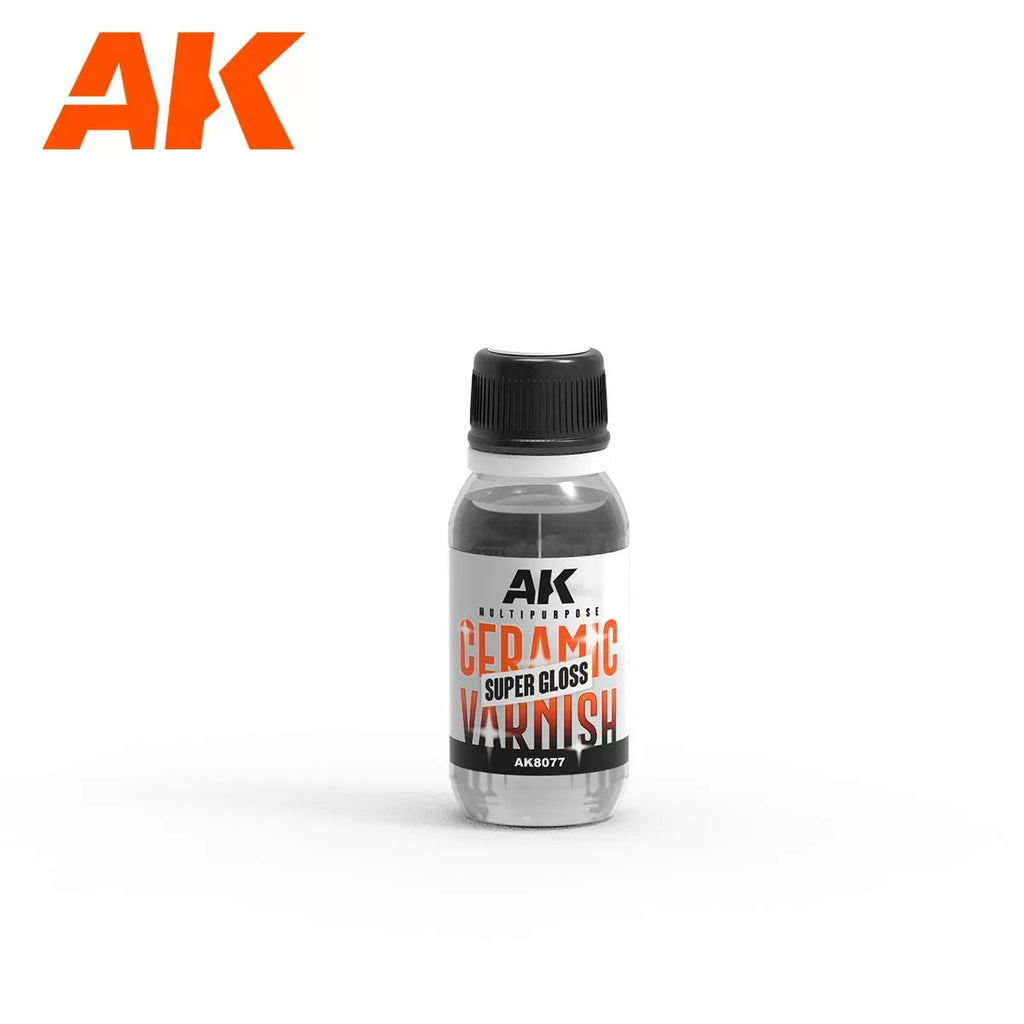 AK Interactive Auxiliaries - Multipurpose Ceramic Varnish (Super Gloss) 60Ml - AK8077