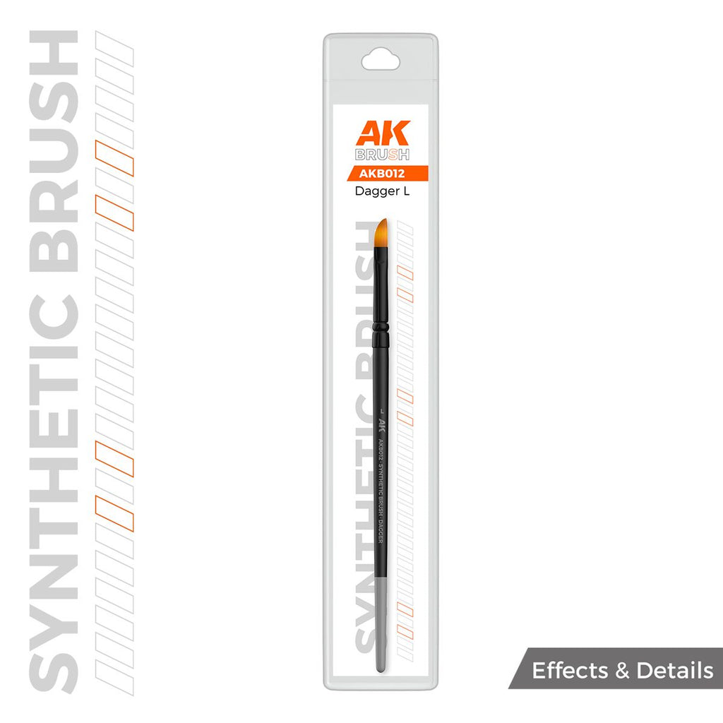 AK Interactive - AKB012 - Brushes - Synthetic Brush - Dagger L