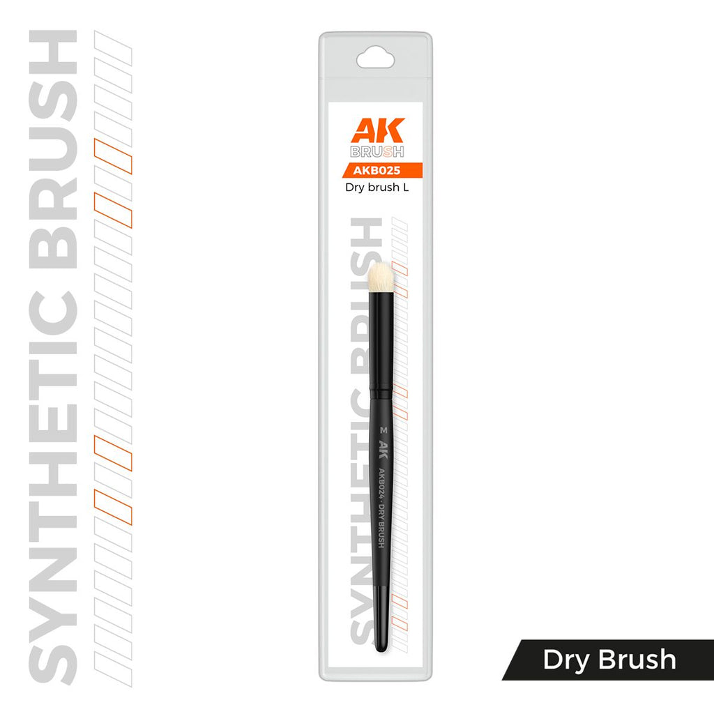 AK Interactive - AKB026 - Brushes - Synthetic Dry Brush - Xl