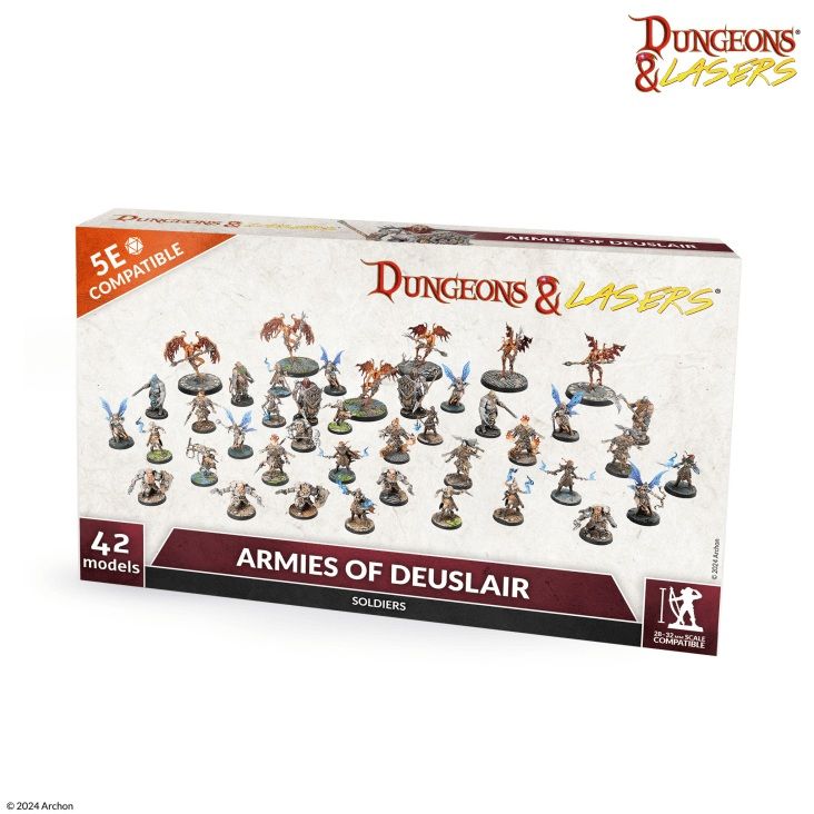 Dungeons & Lasers: Miniatures - Armies Of Deuslair