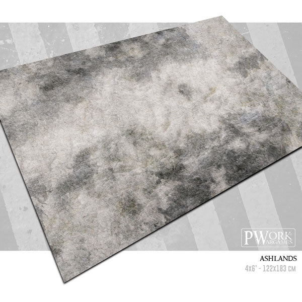 PWork - Ashlands - Wargames Terrain Mat - 22X30"