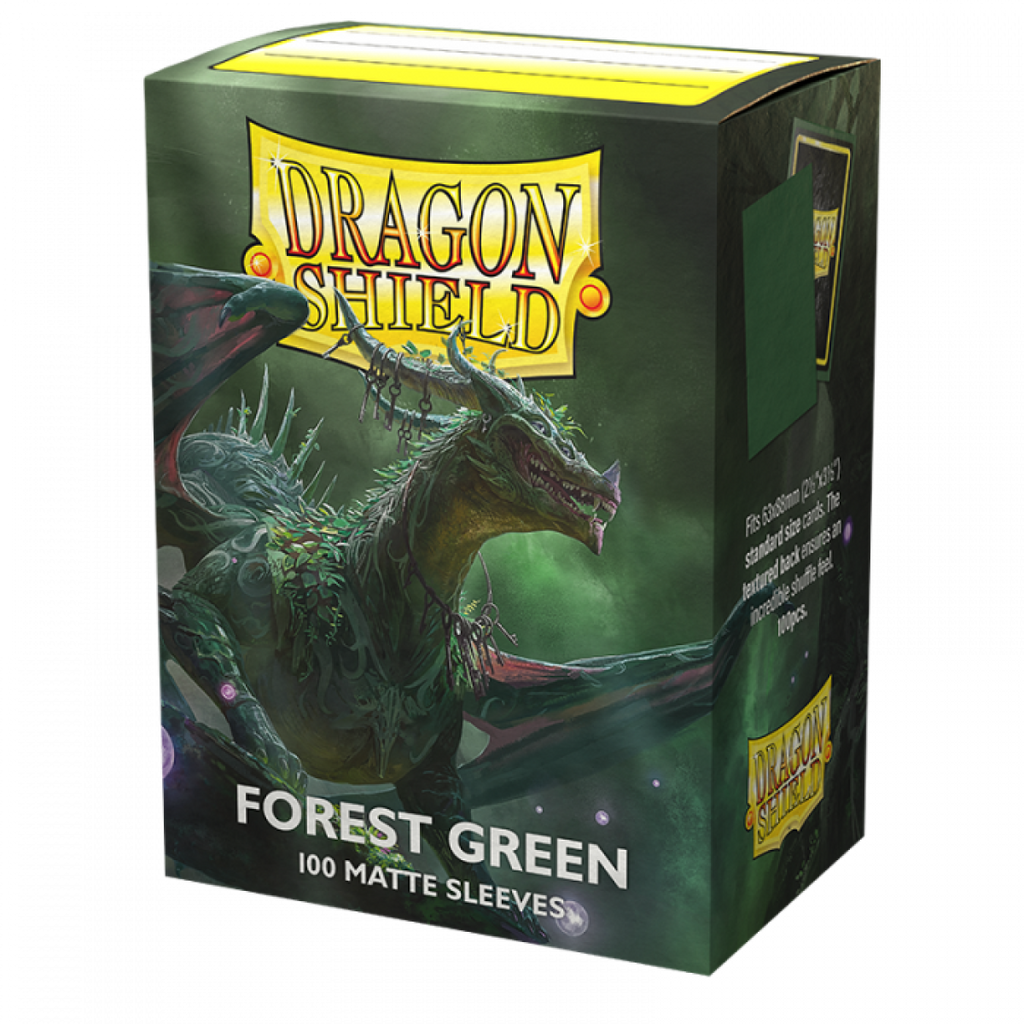 Dragon Shield - Sleeves - Box 100 - Forest Green MATTE