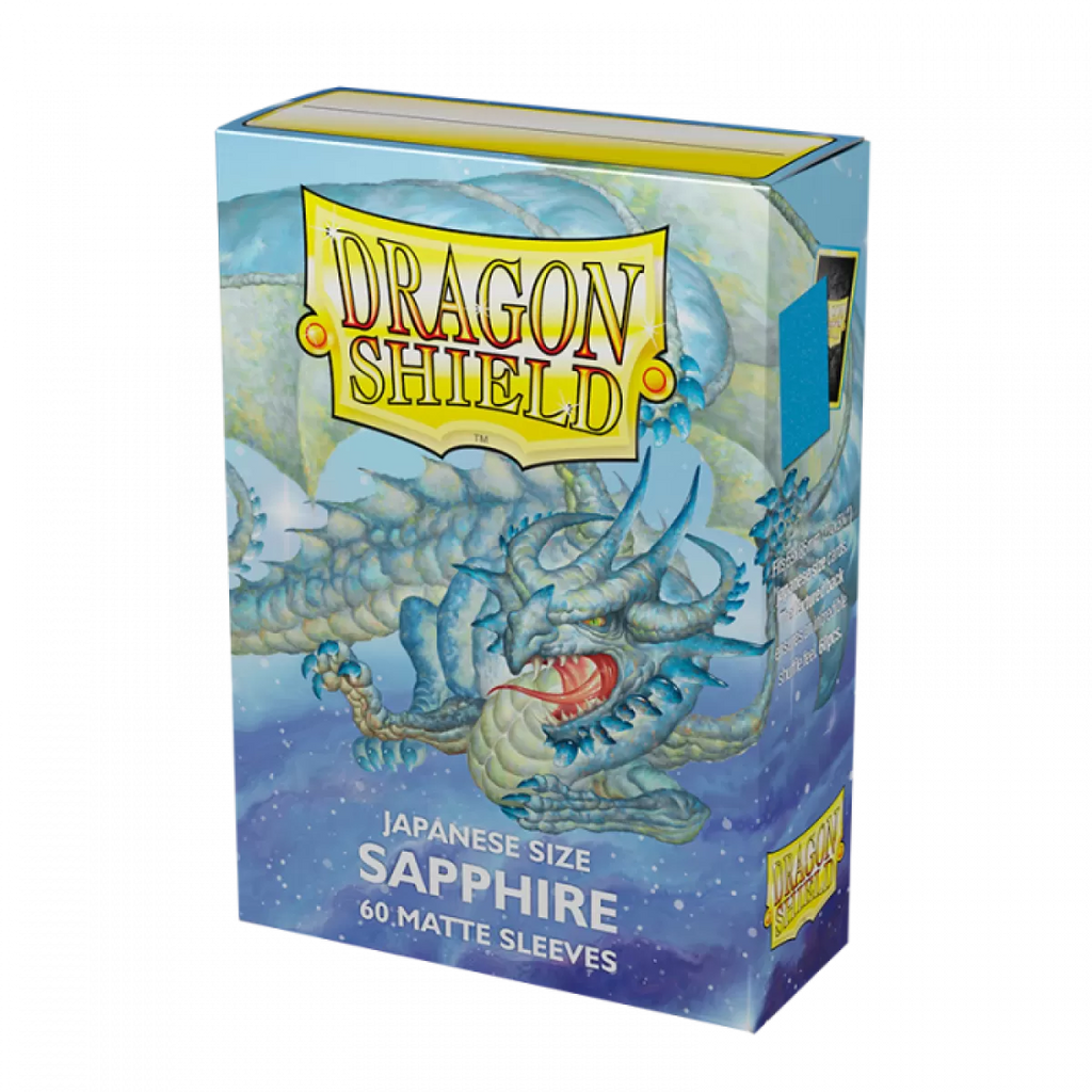 Dragon Shield - Sleeves - Japanese - Box 60 - Sapphire Matte