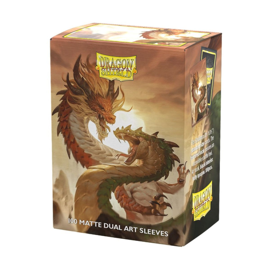 Dragon Shield - Sleeves - Box 100 - Brushed Art – Chinese New Year: 2025 – Year of the Wood Snake