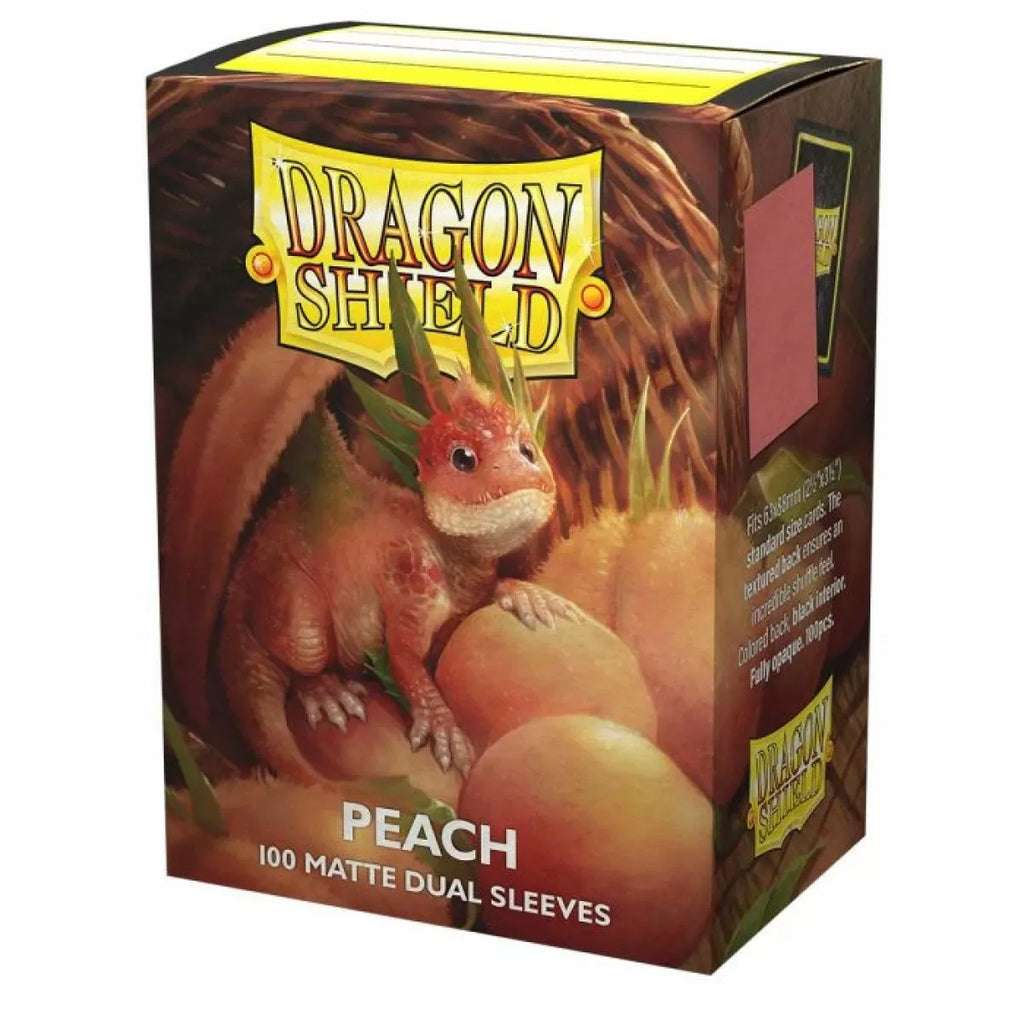 Dragon Shield - Sleeves - Box 100 - Standard Size Dual Matte Peach