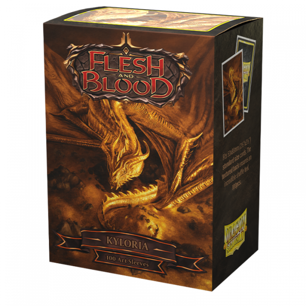 Dragon Shield - Sleeves - Box 100 - Matte Art – Flesh and Blood: Kyloria - Standard Size