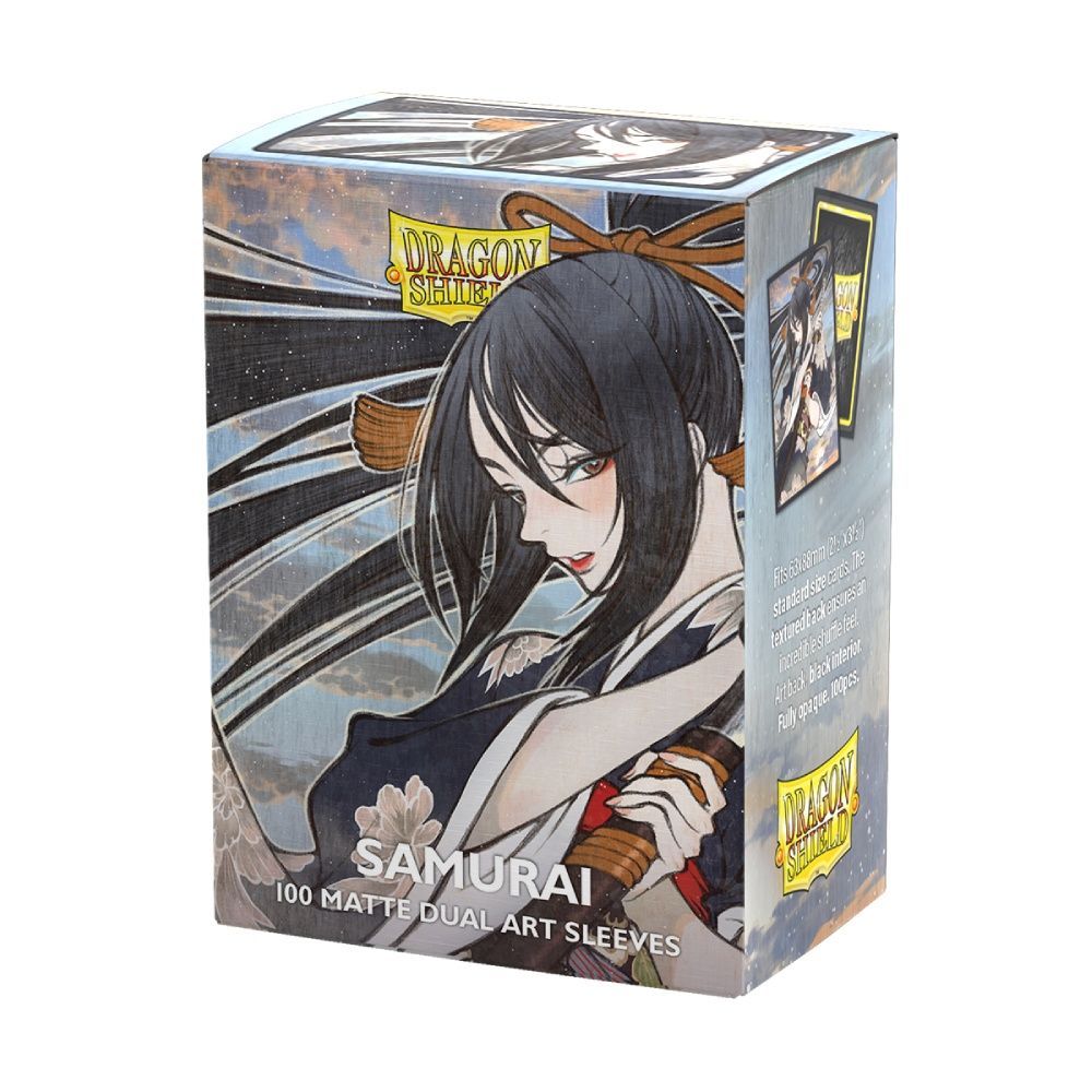 Dragon Shield: Sleeves – Matte Dual Art – Samurai