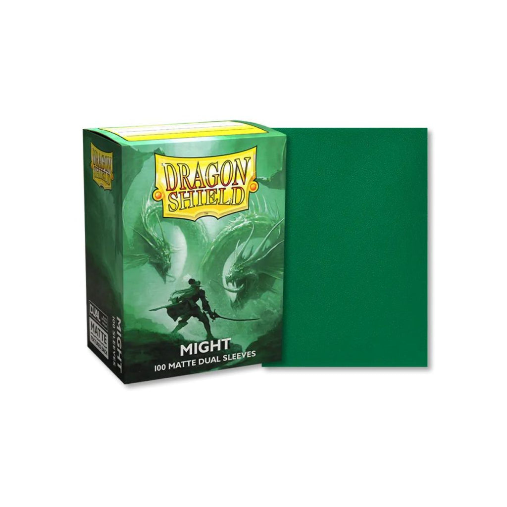 Dragon Shield - Sleeves - Box 100 - Matte Dual – Might - Standard Size