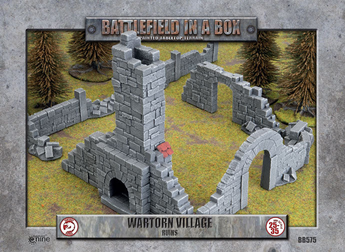 Battlefield in a Box - BB575 - Wartorn Village - Ruins