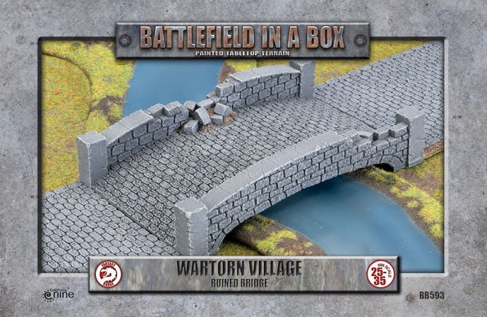 Battlefield in a Box - BB593 - Wartorn Village - Ruined Bridge