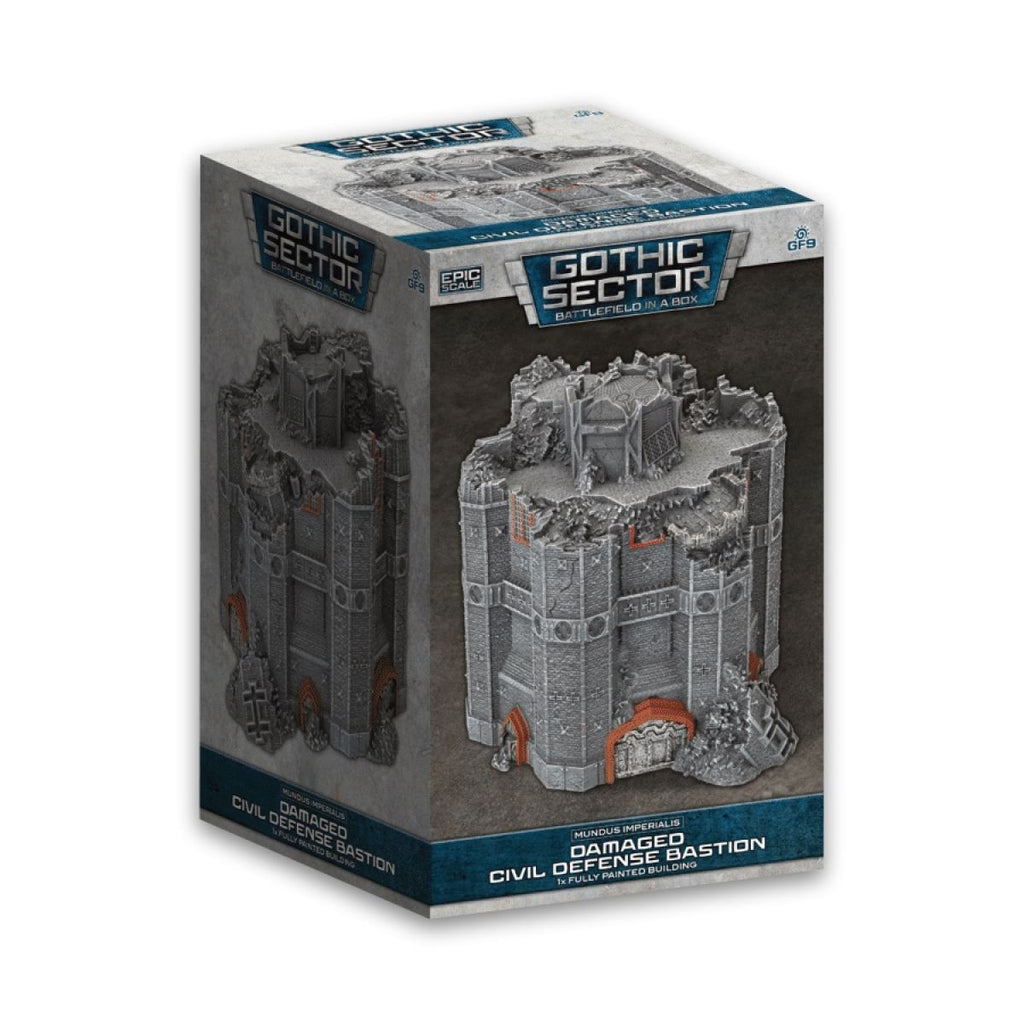 Battlefield in a Box - BB686 - Gothic Sector – Mundus Imperialis: Civil Defense Bastion (Damaged)