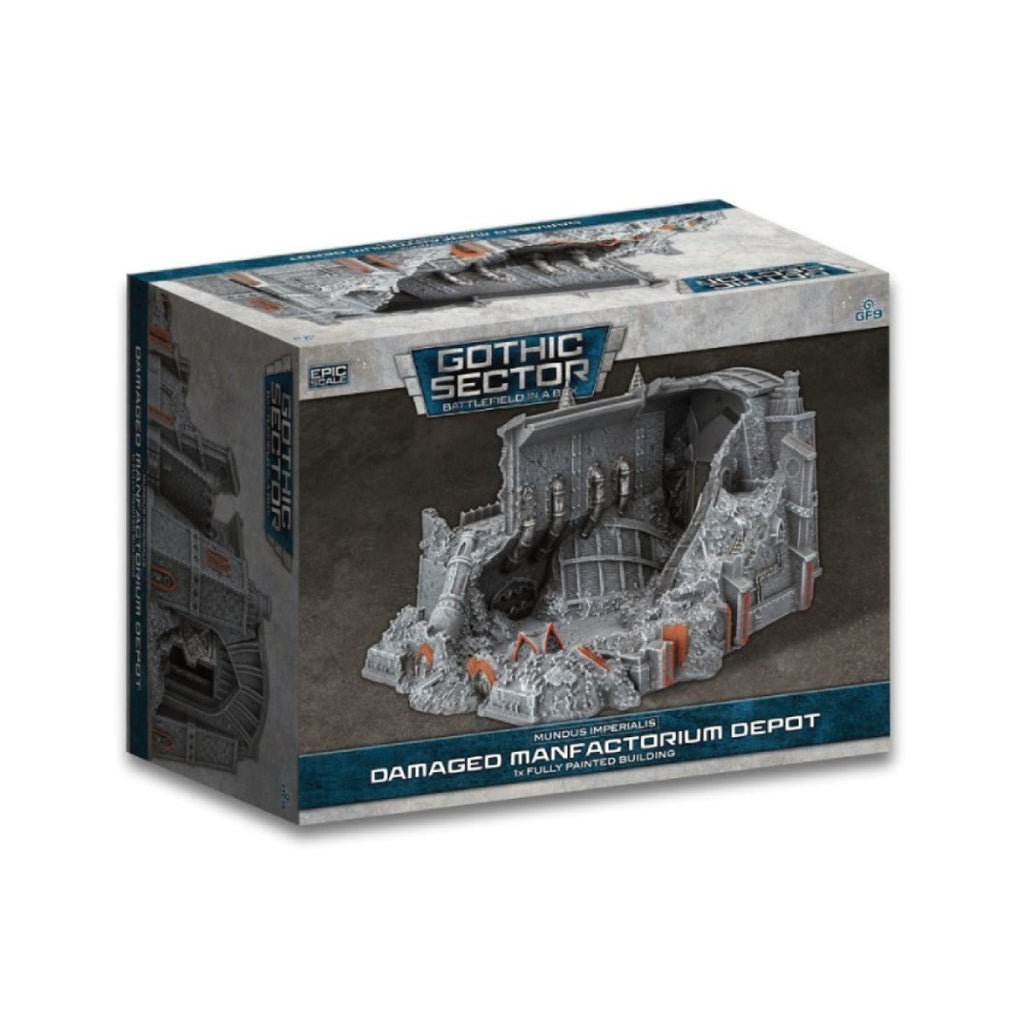 Battlefield in a Box - BB687 - Gothic Sector – Mundus Imperialis: Manufactorium Depot (Damaged)