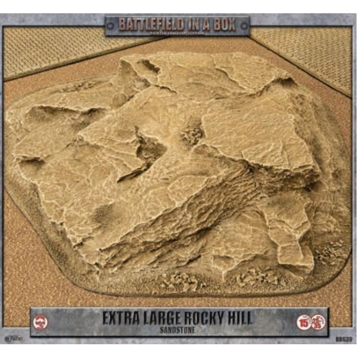 Battlefield in a Box - BB639 - Extra Large Rocky Hill - Sandstone