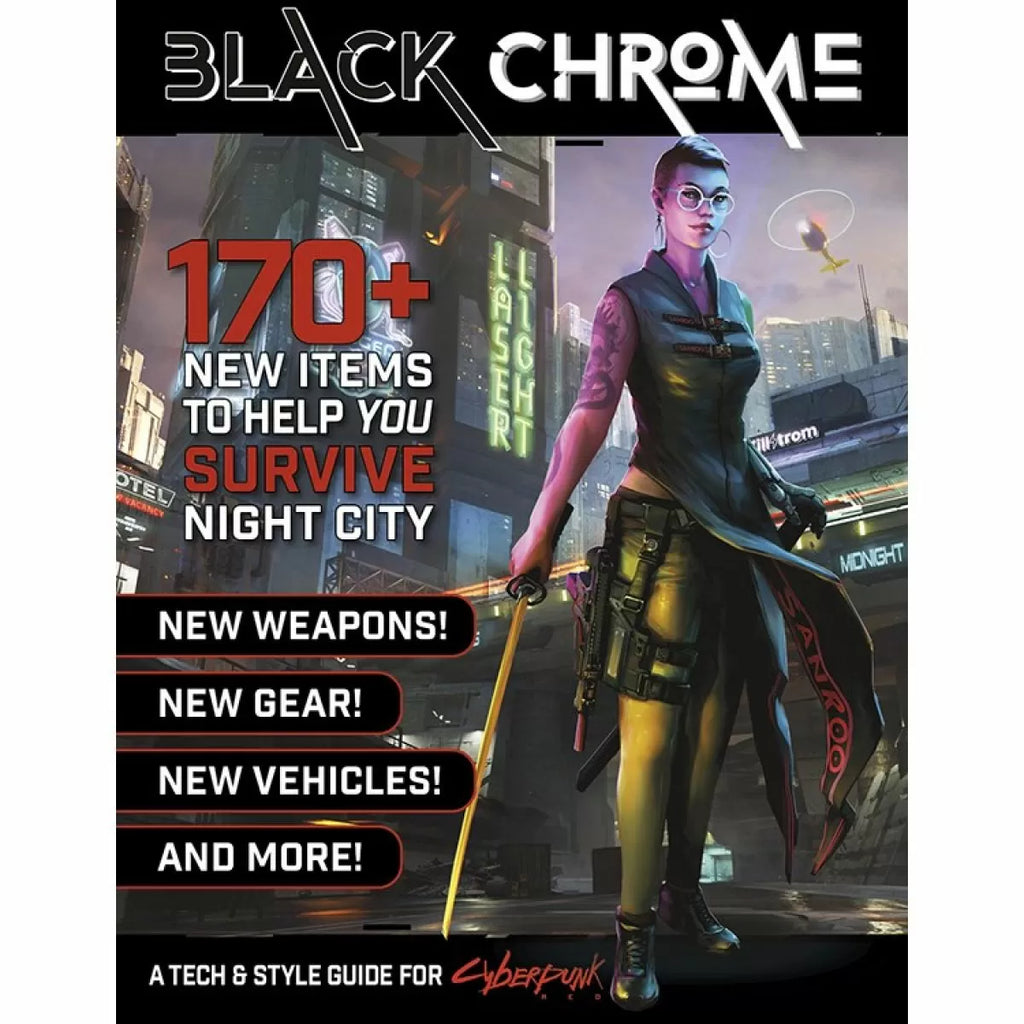 Cyberpunk RED RPG: Black Chrome