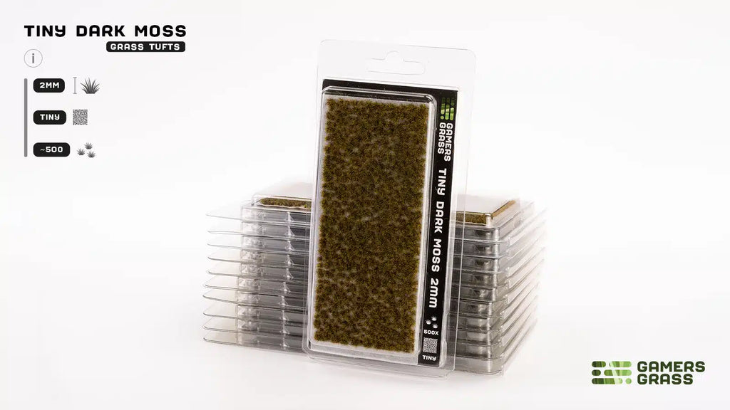 Gamers Grass - Tiny Dark Moss (2mm) - GGTT-DM