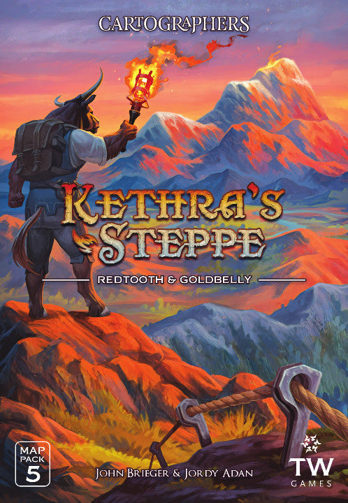 Cartographers Heroes Map Pack 5 - Kethra's Steppe