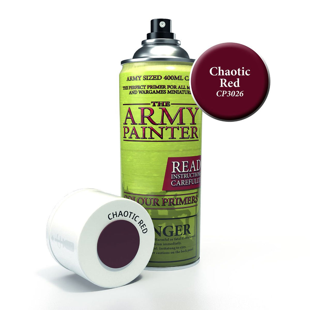 Army Painter - CP3026 - Aerosol Spray Primer - Chaotic Red 400ml