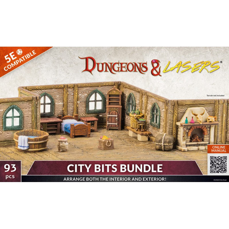 Dungeons and Lasers City Bits Bundle