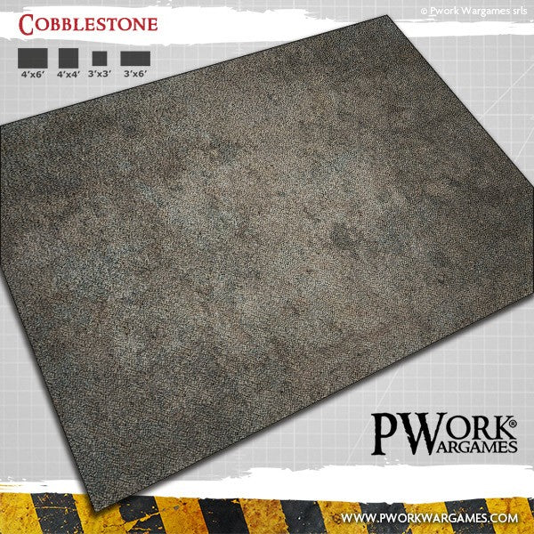 PWork - Cobblestone - Wargames Terrain Mat - 22X30"