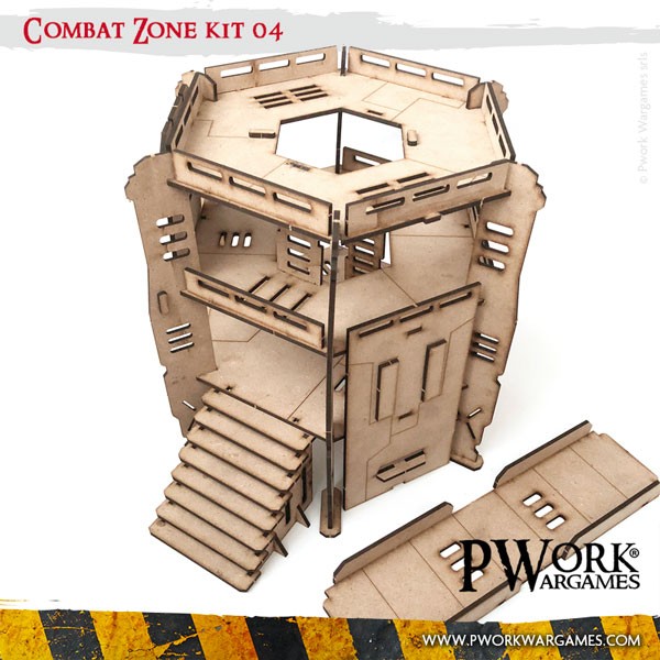 PWork - Combat Zone 04 - MDF Terrain Scenery