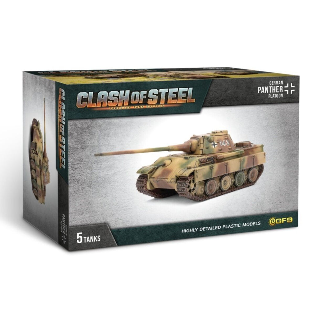 Clash of Steel - CSG02 - Panther (8.8cm) Tank Platoon