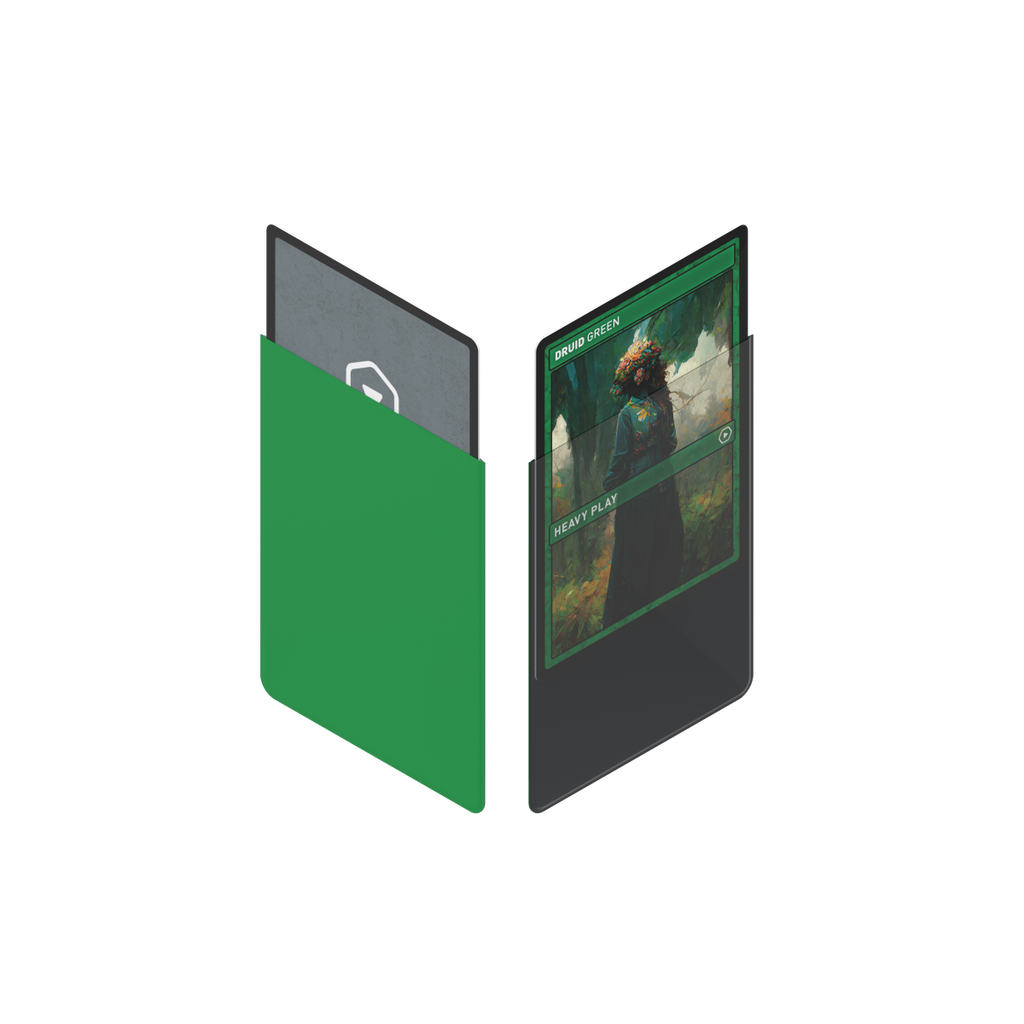 Heavy Play: CURV Sleeves Standard 100 - Druid Green