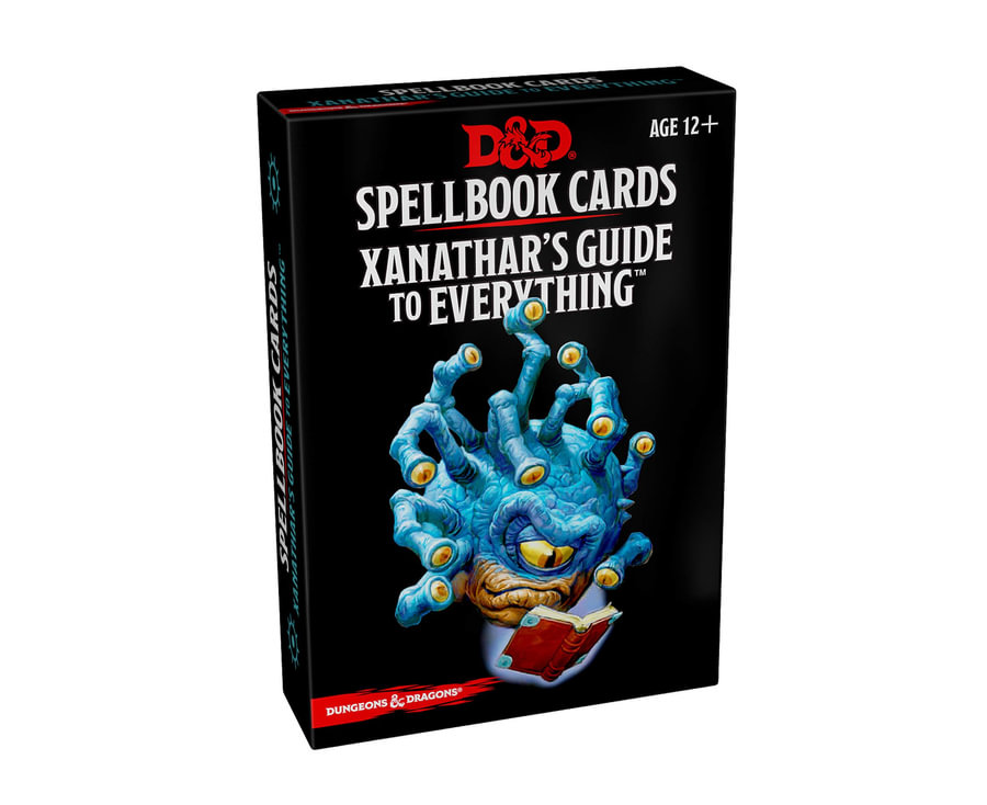 D&D Spellbook Cards Xanathars Deck (95 Cards) 2018 Edition