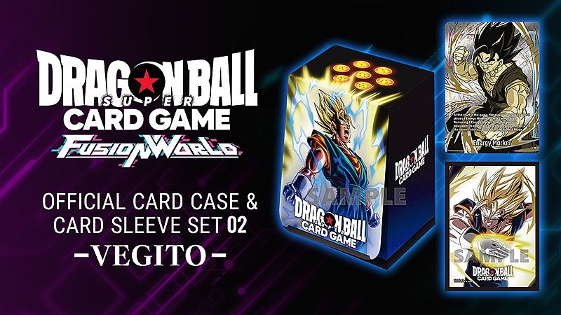 Dragon Ball Super Card Game Fusion World Official Card Case & Sleeves Set 2 Vegito