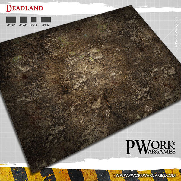 PWork - Deadland - Wargames Terrain Mat - 22X30"