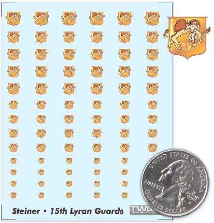 Battletech - Decals - Inner Sphere - Steiner - 15th Lyran Guards