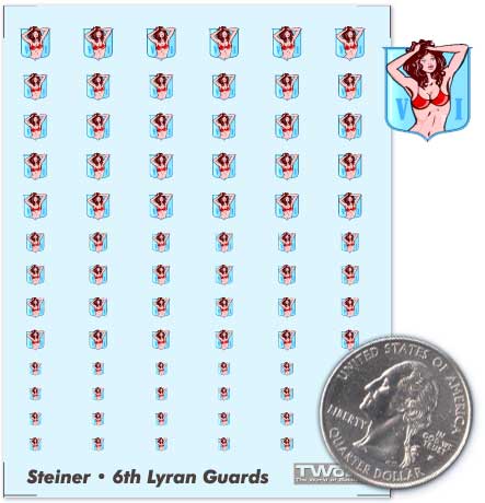 Battletech - Decals - Inner Sphere - Steiner - 6th Lyran Guards