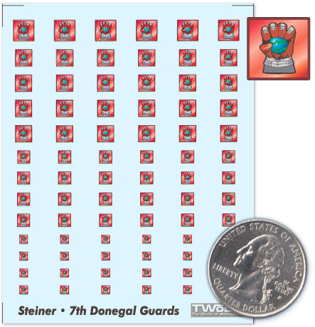 Battletech - Decals - Inner Sphere - Steiner - 7th Donegal Guards