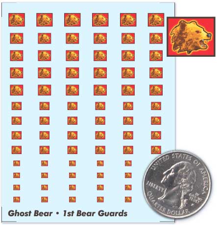 Battletech - Decals - Clan - Ghost Bear - 1st Bear Guards