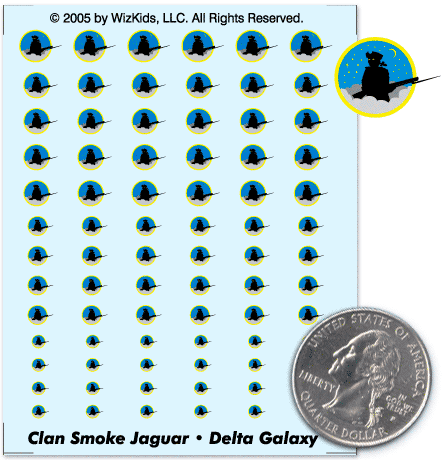 Battletech - Decals - Clan - Smoke Jaguar - Delta Galaxy