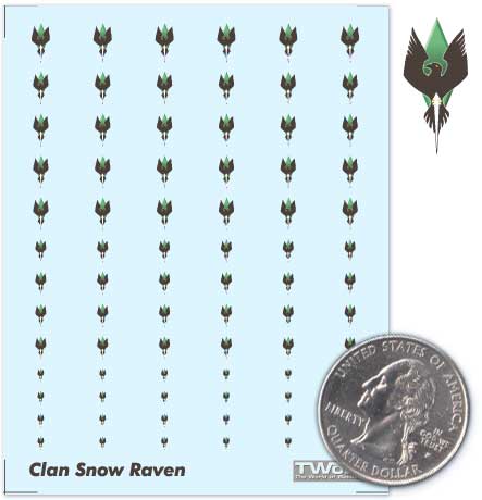 Battletech - Decals - Clan - Snow Ravens