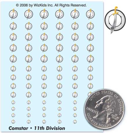 Battletech - Decals - Inner Sphere - ComStar - 11th Division