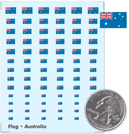 Battletech - Decals - Accessories - Flag - Australia