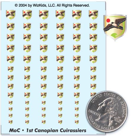 Battletech - Decals - Periphery - Magistracy of Canopus - 1st Canopian Cuirassiers